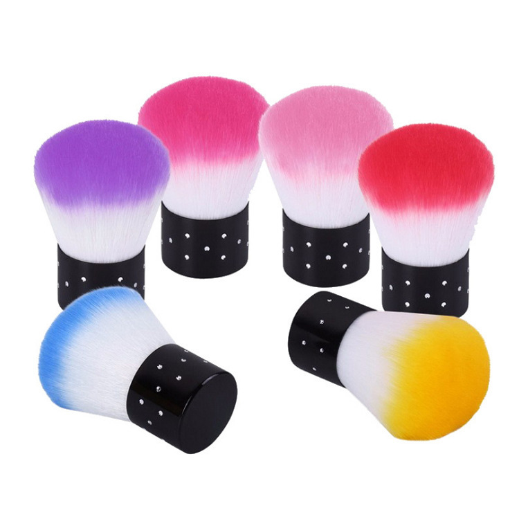 Nail glitter duster brush